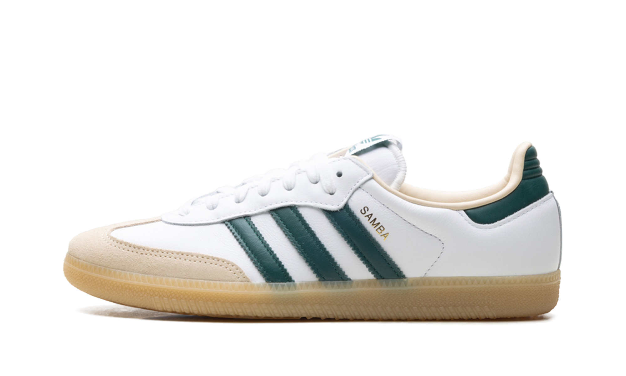 Adidas Samba OG Cloud White / Collegiate Green / Gum (JS3831)
