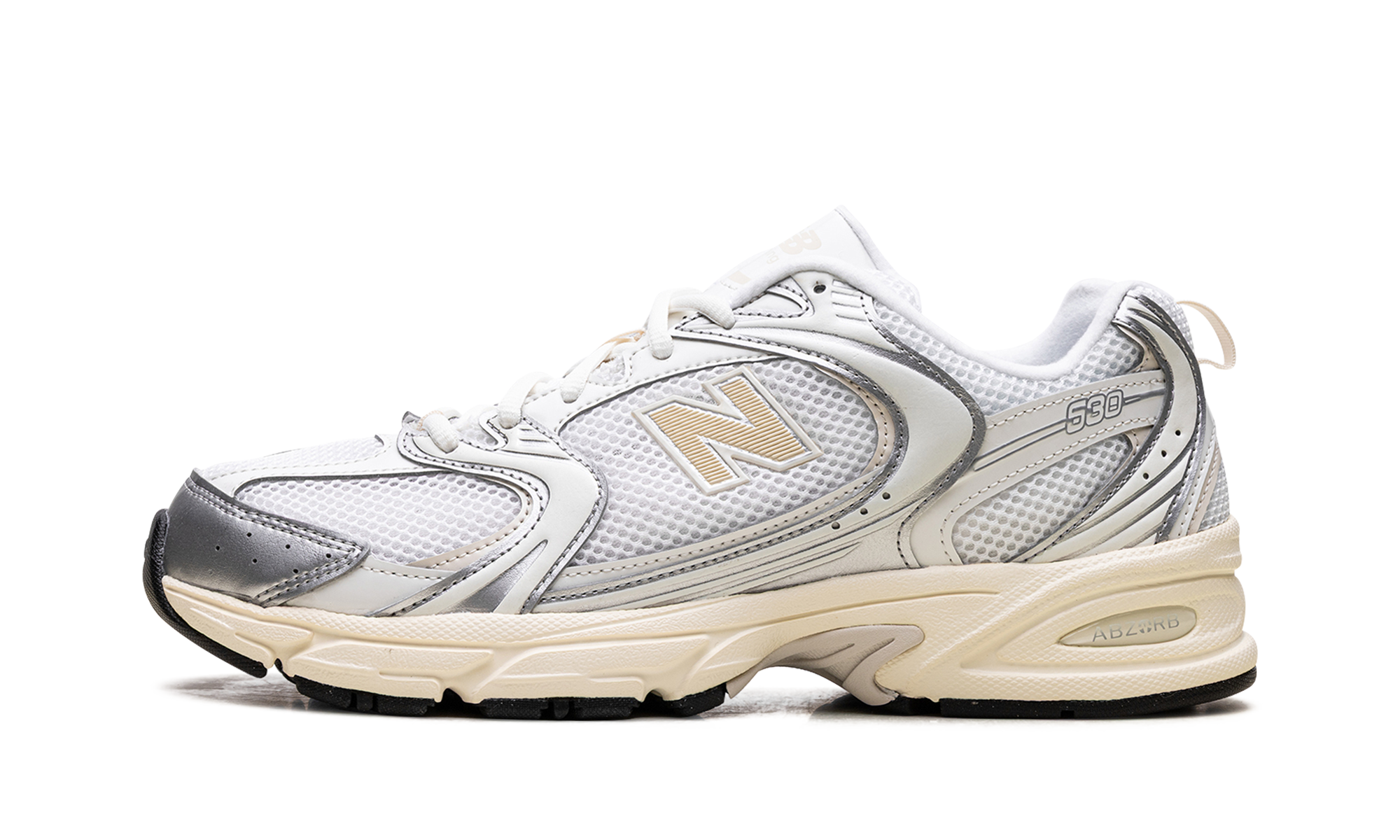 New Balance 530 "Silver Metallic / Linen" (U530ESB)