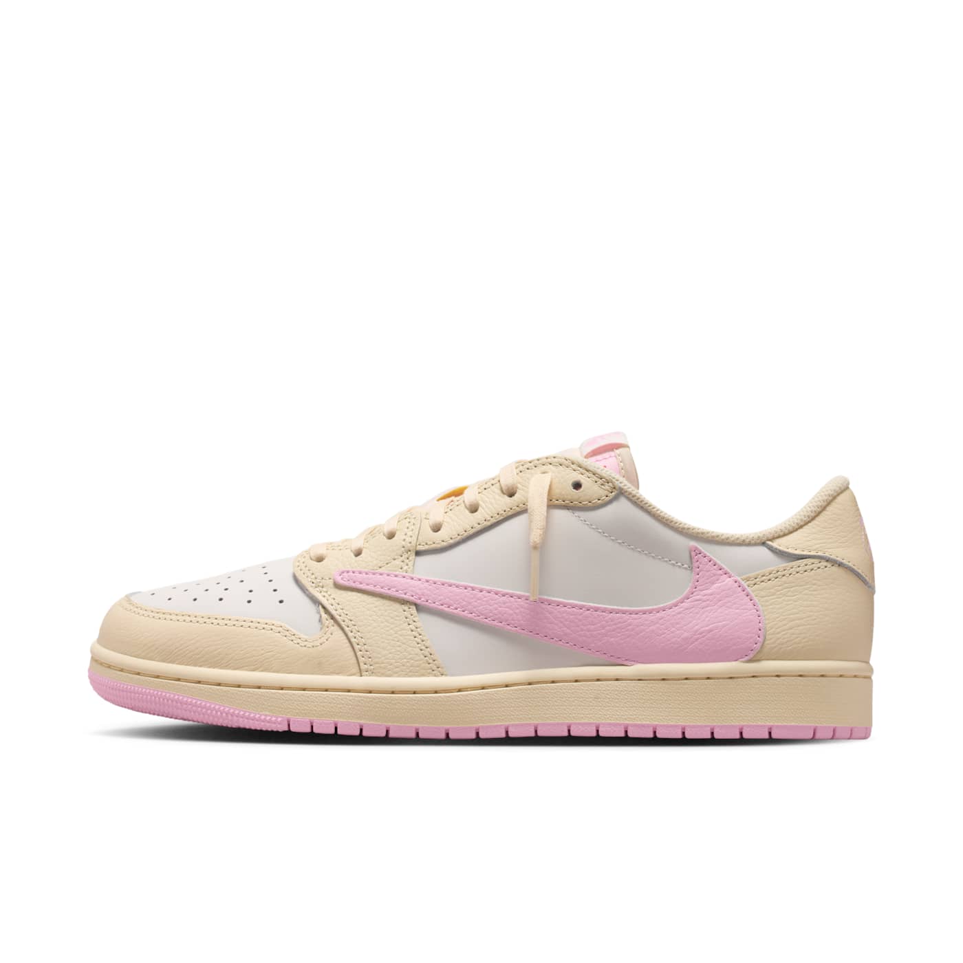 Travis Scott x Air Jordan 1 Low Shy Pink IQ7604-100