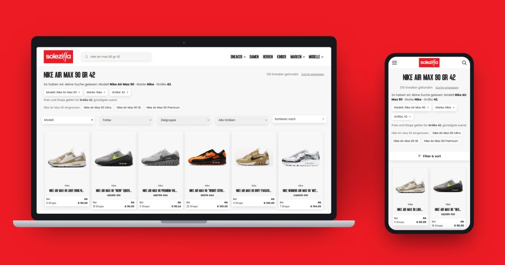 So suchst du auf Solezilla: vom Code in deinem Schuh bis “Sneaker unter 50 Euro”